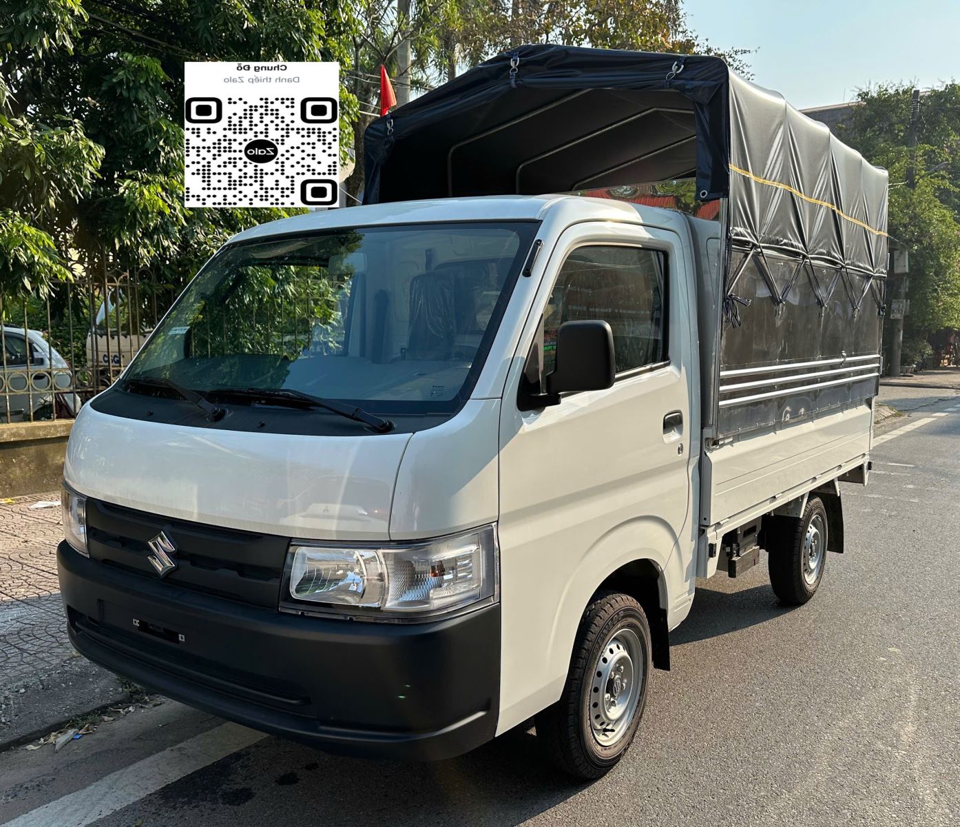 SUZUKI CARRY PRO 2025 770kg Euro5 (thùng mui bạt tiêu chuẩn inox 2m565)